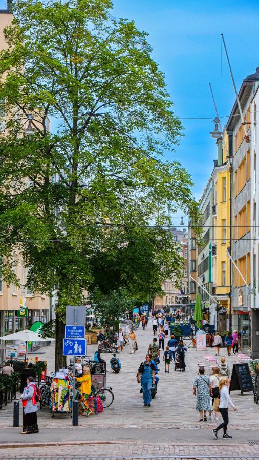 Nice Studio Apartment On A Pedestrian Street Helsinki Eksteriør billede